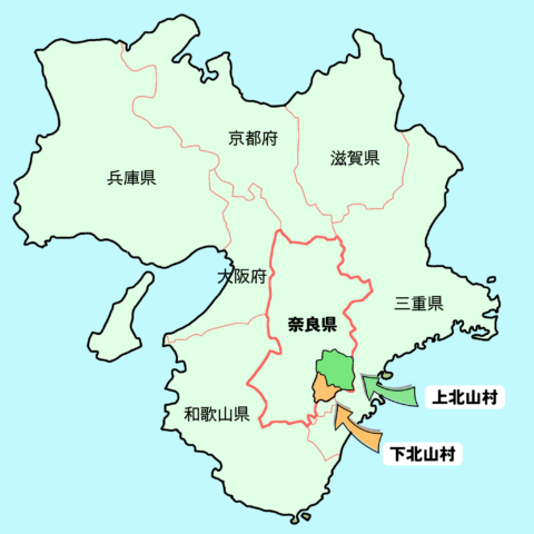 関西の地図